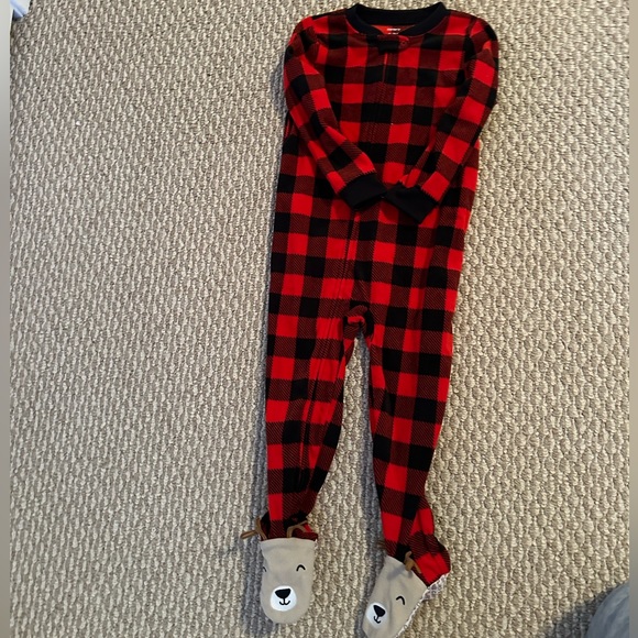 Carters 3T fleece footie pyjamas - Picture 1 of 1